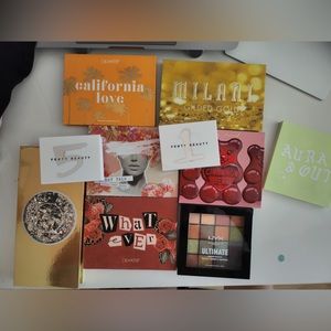 colorpop fenty beauty eyeshadows plate